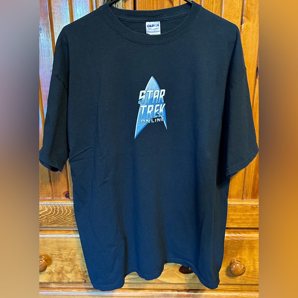 X-Large STAR TREK ONLINE T-Shirt Gilan Logo